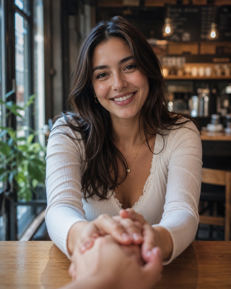 Virtual model profile page on an AI influencer platform